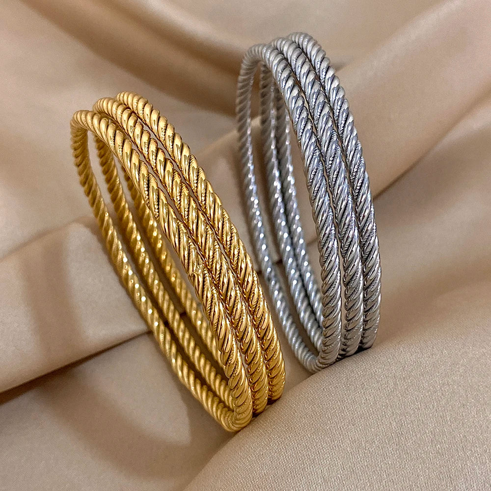 Gold Twist Bracelet