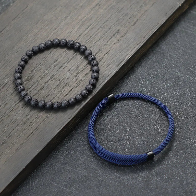 black Rope Bracelets