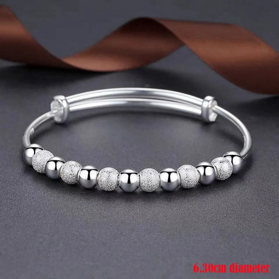 Silver Beads Bracelet