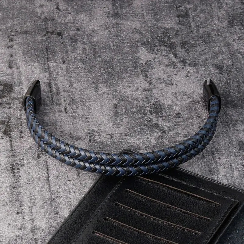 Twist Leather Bracelet