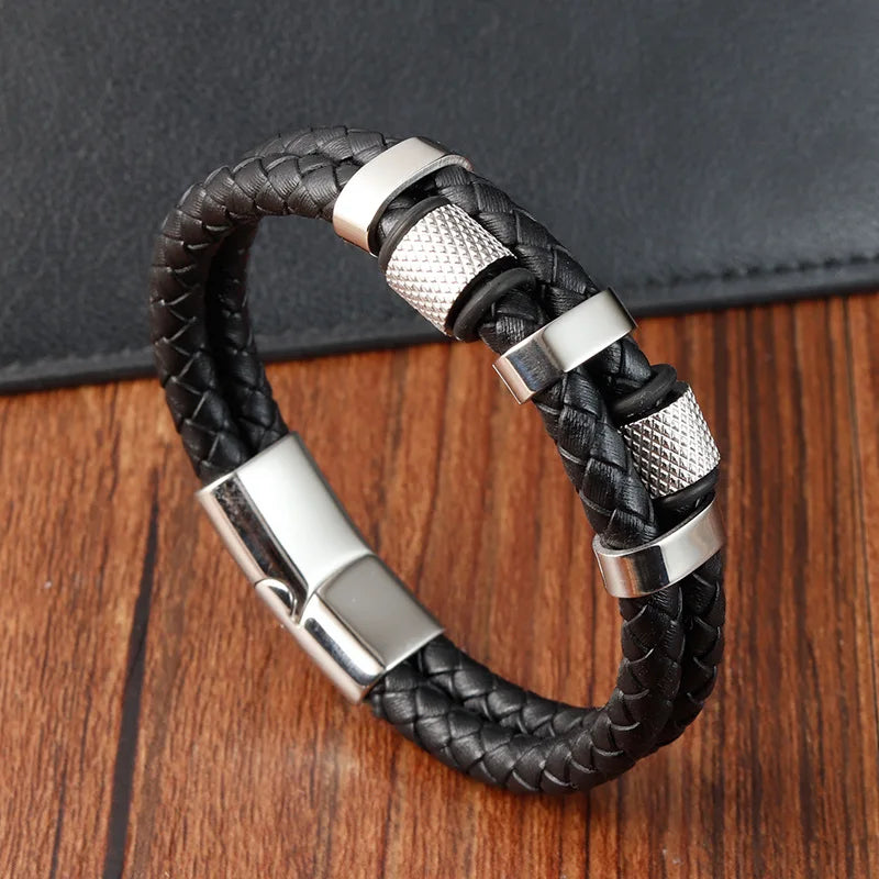 Charm Leather Bracelet