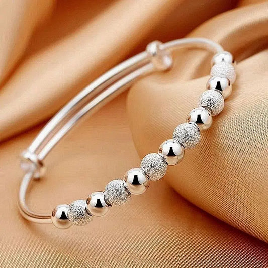 Silver Beads Bracelet