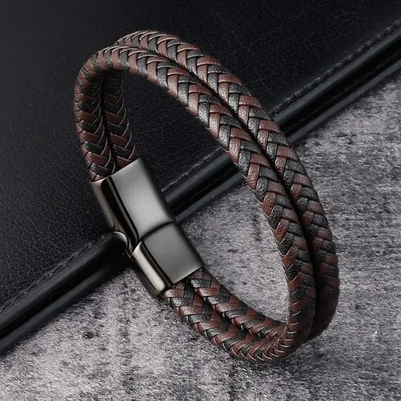 Twist Leather Bracelet