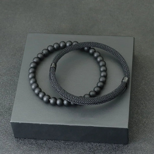 black Rope Bracelets