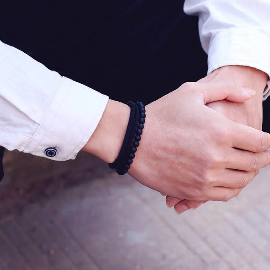 black Rope Bracelets