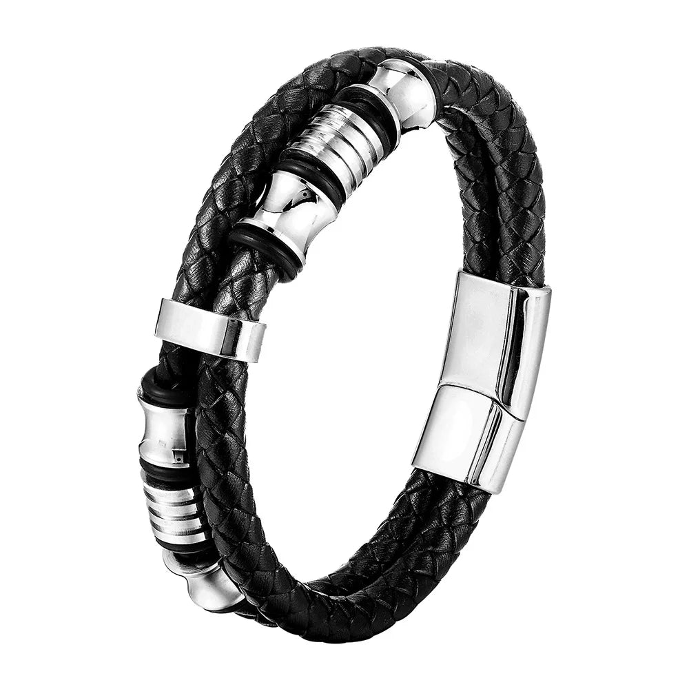 Charm Leather Bracelet