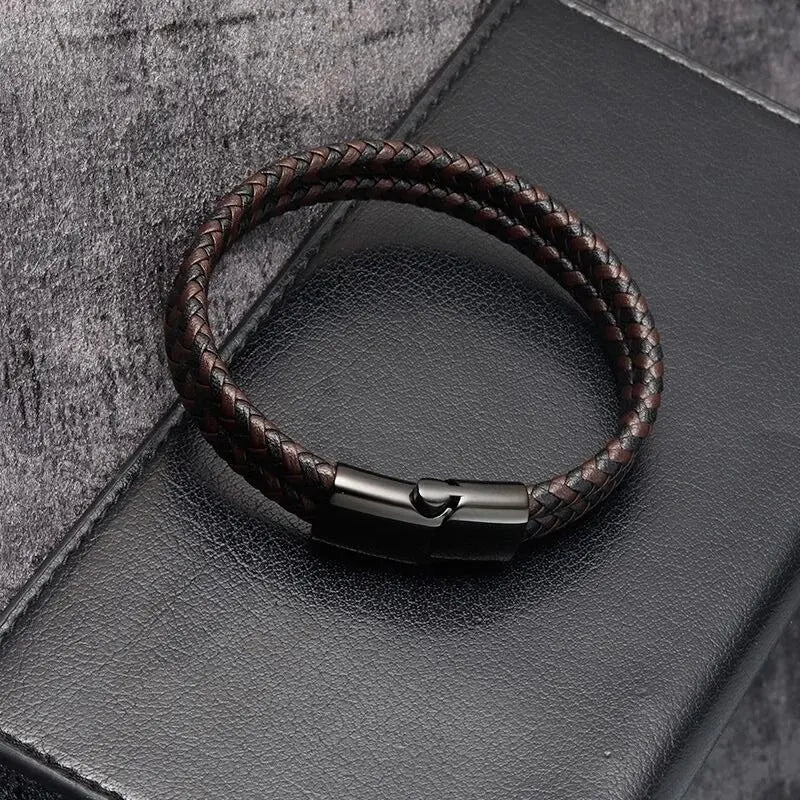 Twist Leather Bracelet