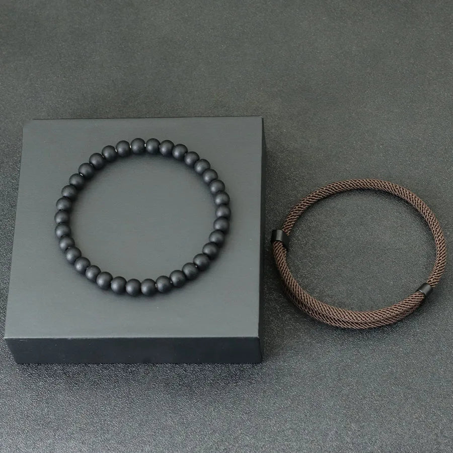 black Rope Bracelets