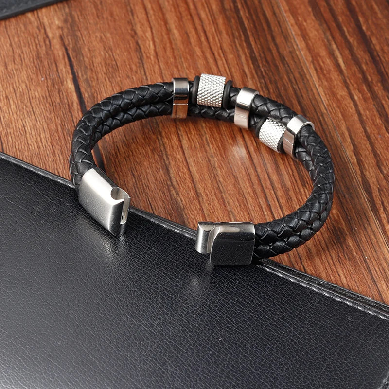 Charm Leather Bracelet