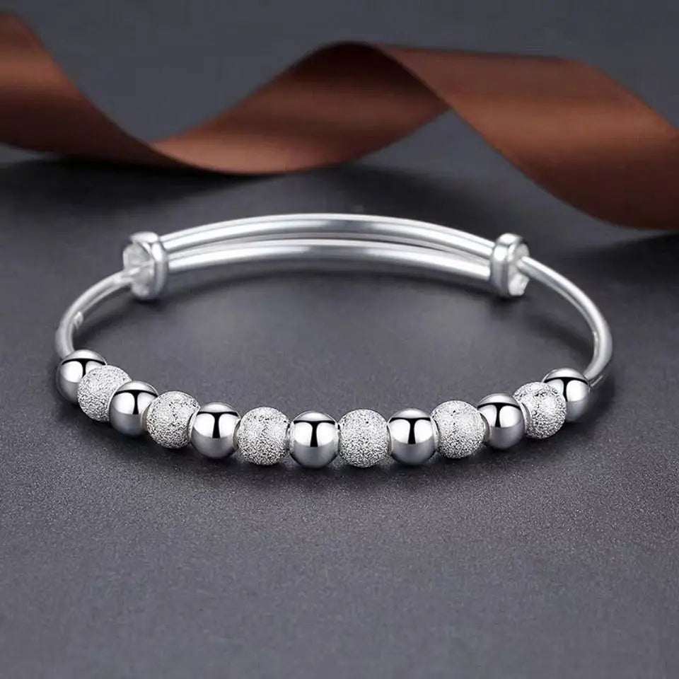 Silver Beads Bracelet
