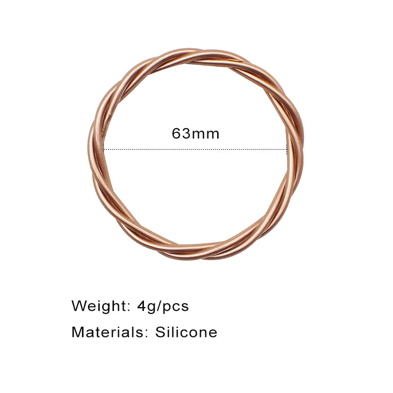 Braided Silicone Bangles