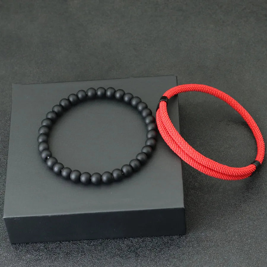 black Rope Bracelets