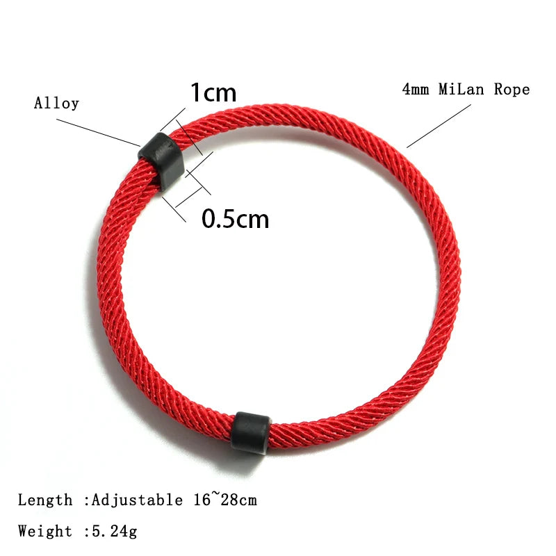 black Rope Bracelets