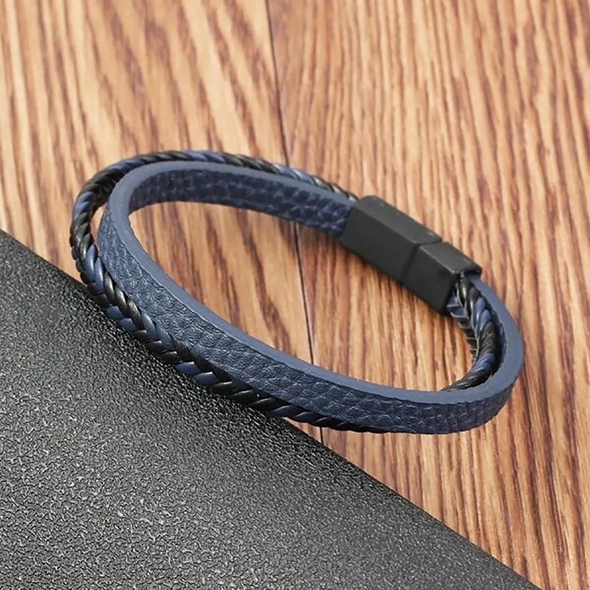 Magnetic Leather Bracelet